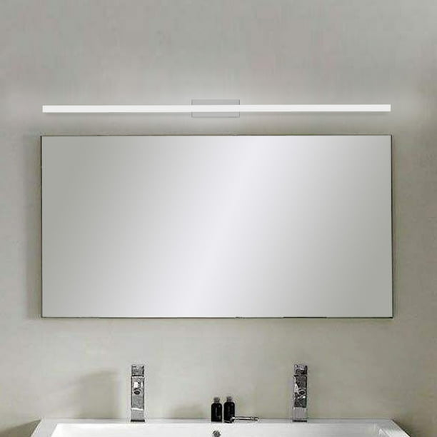 Black White Long Bathroom Wall Lamp,Background aluminum makeup mirror lighting 